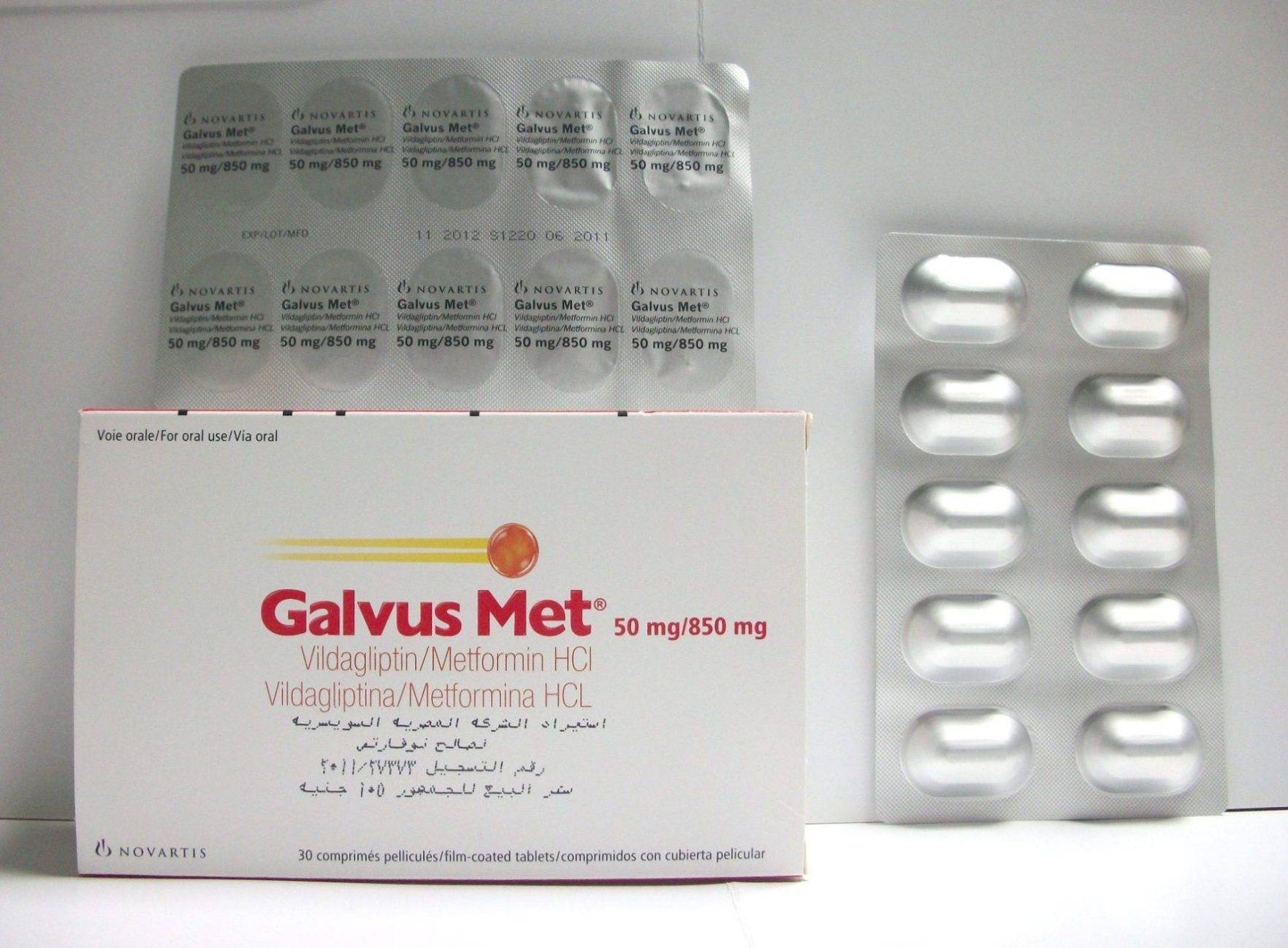 سعر ومواصفات أقراص Galvus Met لعلاج السكر