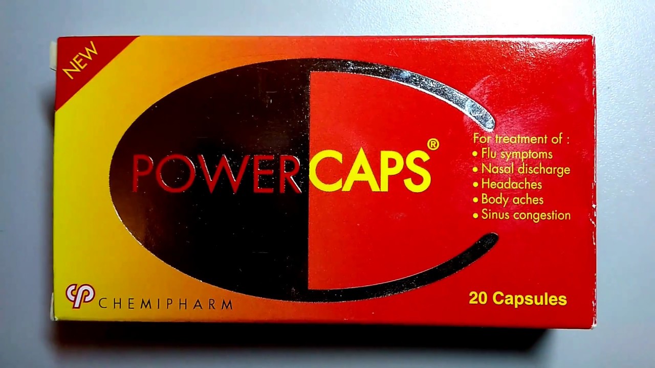 كبسولات Power Caps لعلاج الأنفلونزا l السعر والمواصفات