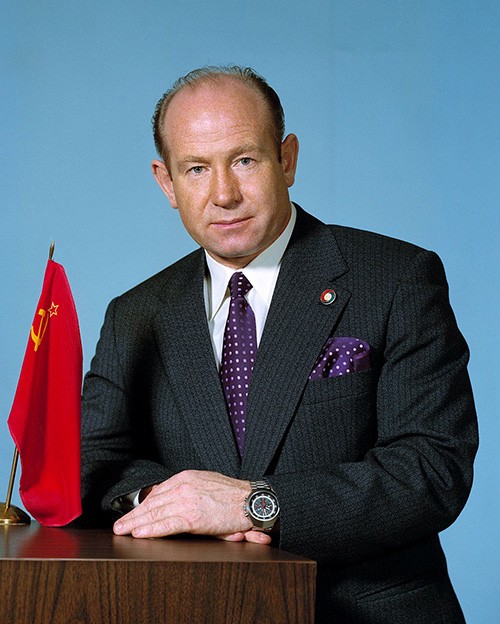 أليكسي أركييبوفيتش ليونوف رائد الفضاء السوفيتي - صورة التقطت عام 1974