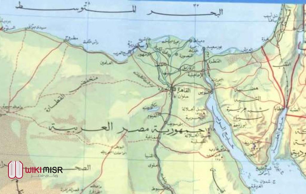 مساحة مصر الجغرافية