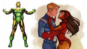 iron lantern & iron woman