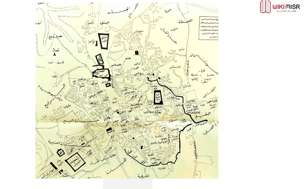 خريطة المدينة المنورة في عهد الدولة العثمانية