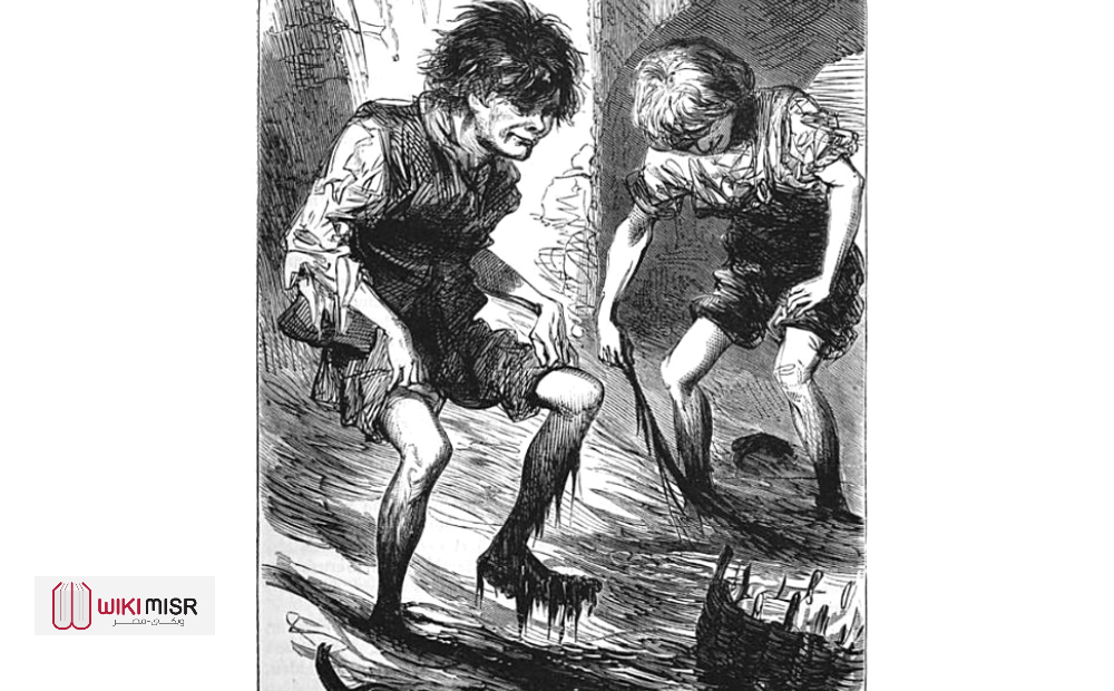 صورة لأطفال الـ مودلاركس في لندن بالعصر الفيكتوري - مجلة هيدينجتون -1871