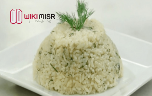 طريقة عمل أرز الشبت