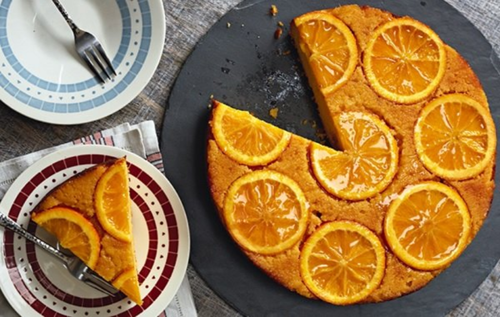 طريقة عمل كيكة البرتقال 