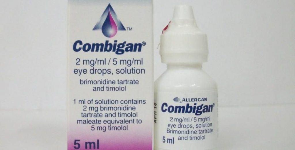 قطرة combigan لعلاج ضغط العين المرتفع | ويكي مصر