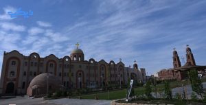 دير الأنبا موسى بالعلمين بمرسى مطروح من الخارج