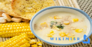 طريقة عمل شوربة الذرة الصينية بدون دجاج