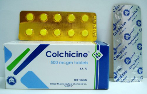 علبة اقراص كولشيسين 