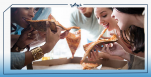 مشاركة البيتزا