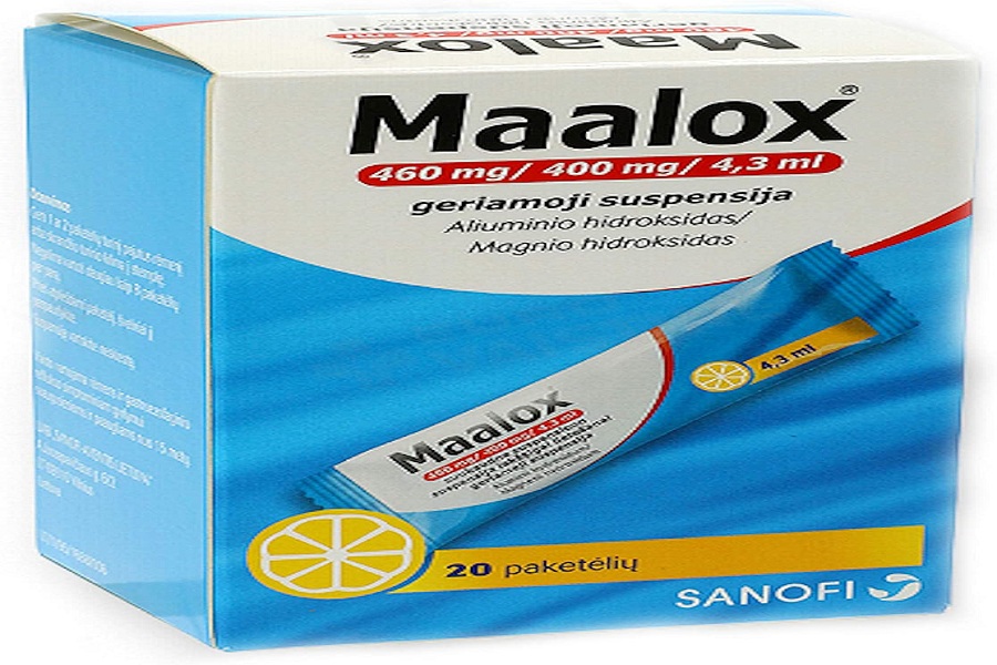 عقار Malox لعلاج حموضة المعدة و ارتجاع المريء