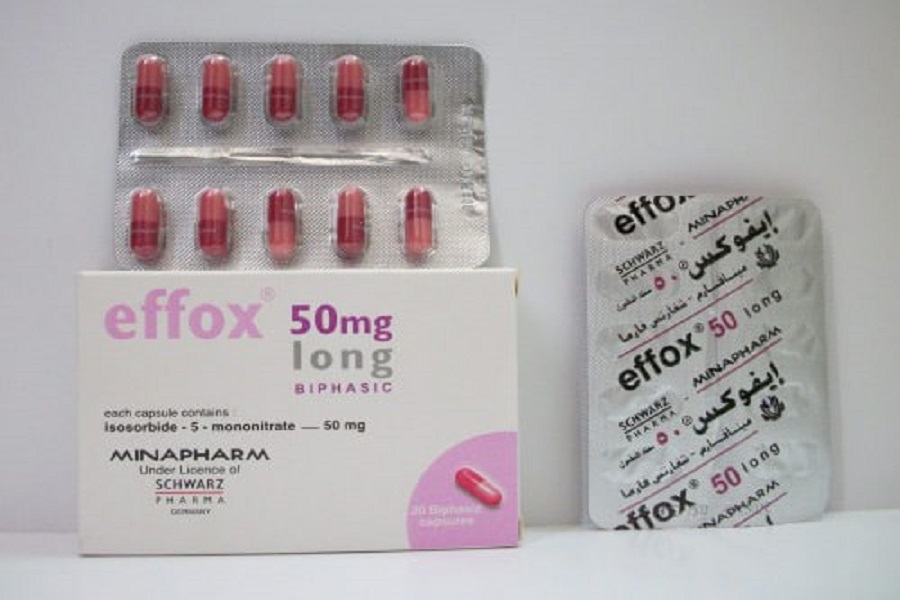 effox 50 لعلاج الذبحة الصدرية