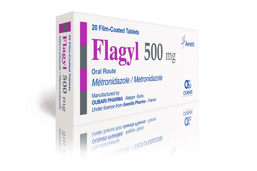 دواعي استعمال flagyl 500 والأعراض الجانبية