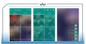 حدد الصور أو مقاطع الفيديو