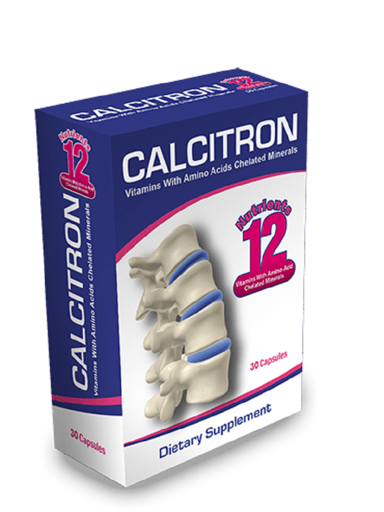 حبوب calcitron لتحسين صحة العظام 