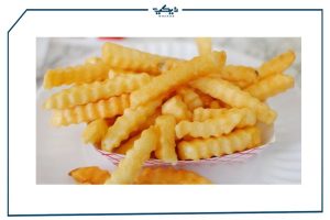 طبق بطاطس محمرة مقرمشة