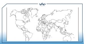 خريطة العالم الصماء