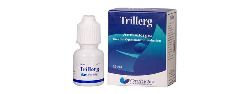 دواعي استعمال قطرة trillerg eye drops والآثار الجانبية لها