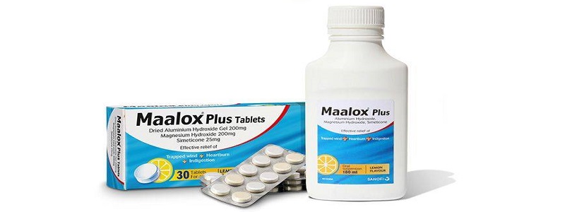 سعر شراب maalox plus لعلاج حرقة المعدة والحموضة