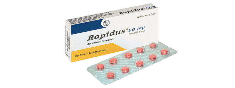فوائد أقراص Rapidus 50 في تسكين الآلام