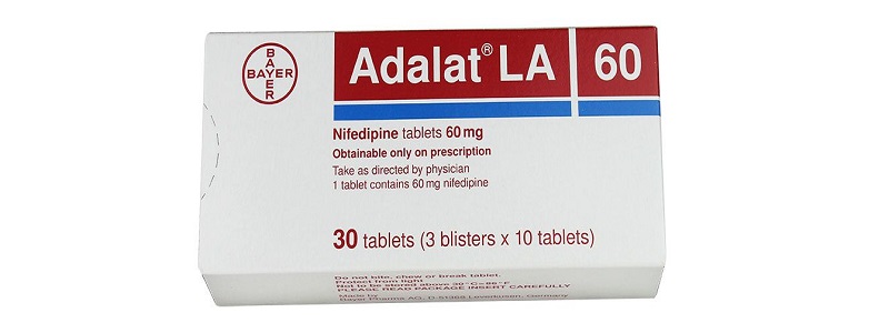 أقراص Adalat la 30 لعلاج الذبحة الصدرية