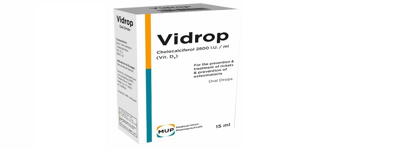 دواعي استخدام دواء vidrop vitamin d وآثاره الجانبية