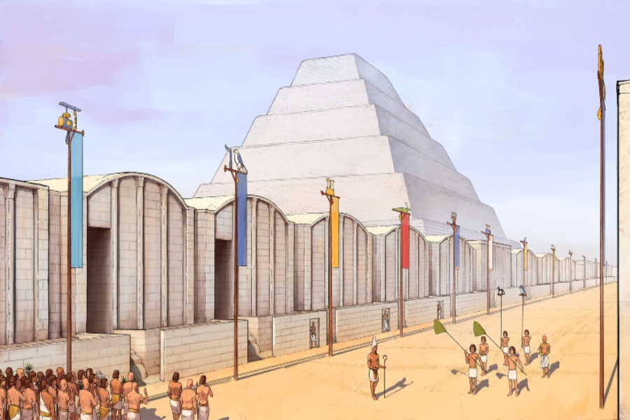عصر بناة الأهرام: الملك زوسر مشيد أول هرم وسنفرو البناء العظيم