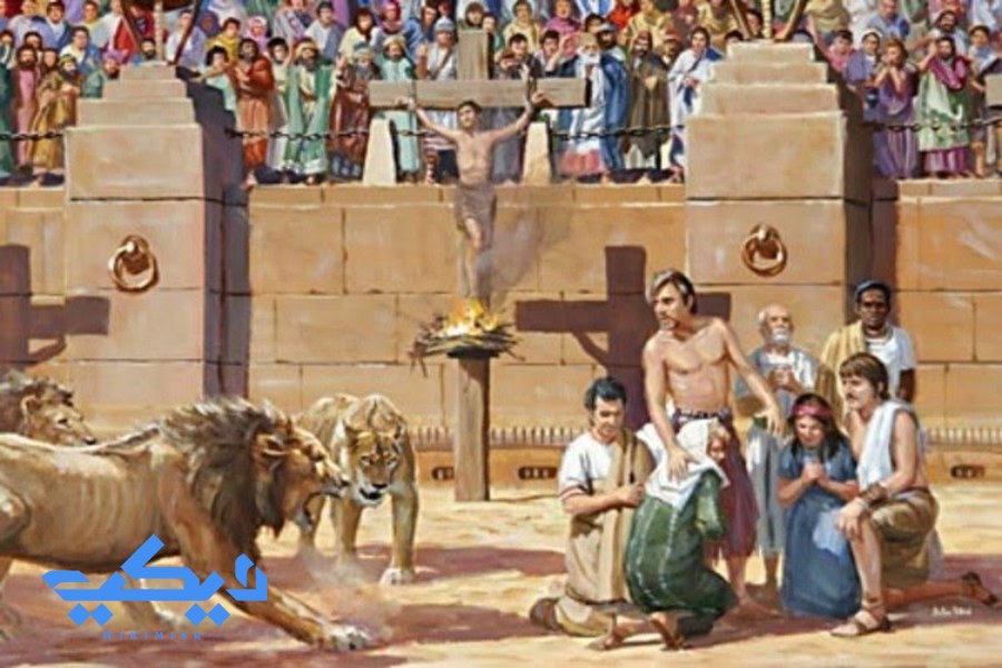 إضطهاد المسيحيين فى روما.