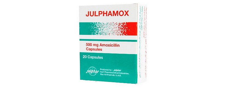 كبسولات Julphamox لعلاج التهاب الأذن والجيوب الأنفية