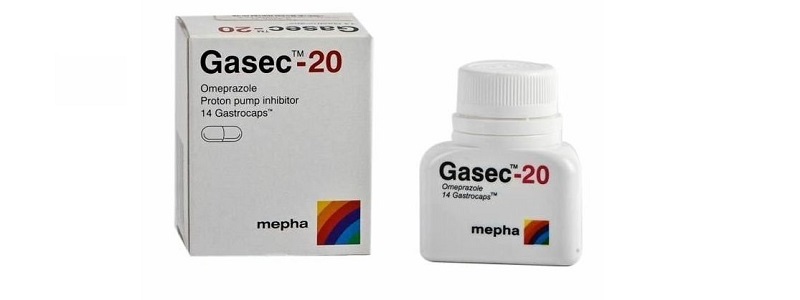 سعر ومواصفات كبسولات Gasec 20 لعلاج قرحة المعدة