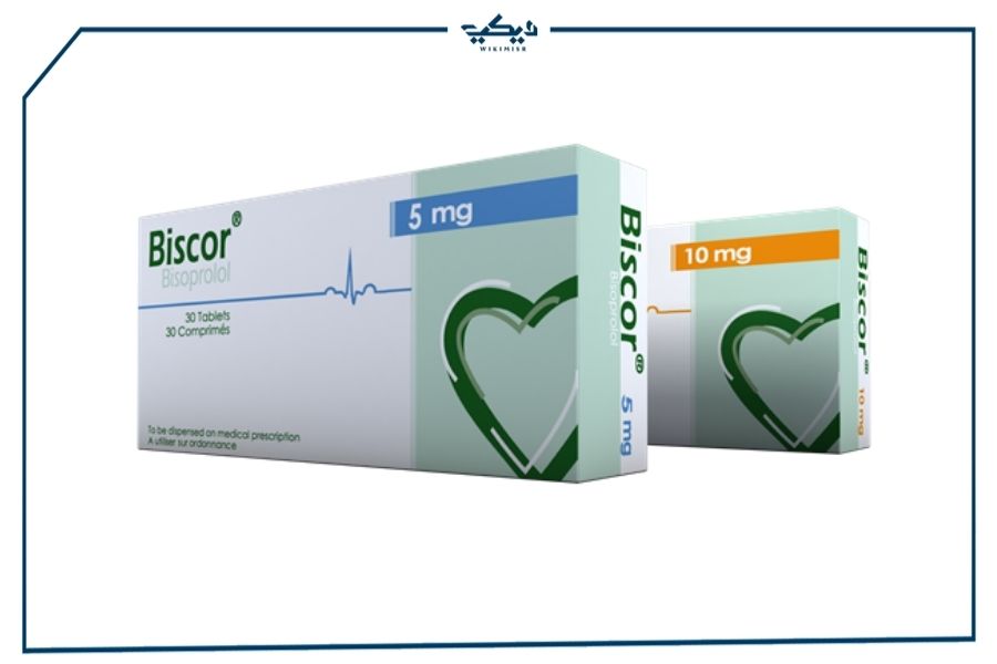 دواعي استخدام أقراص بيسكور Biscor لخفض ضغط الدم