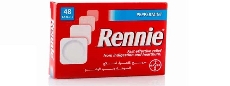 سعر أقراص Rennie لعلاج مشاكل الجهاز الهضمي