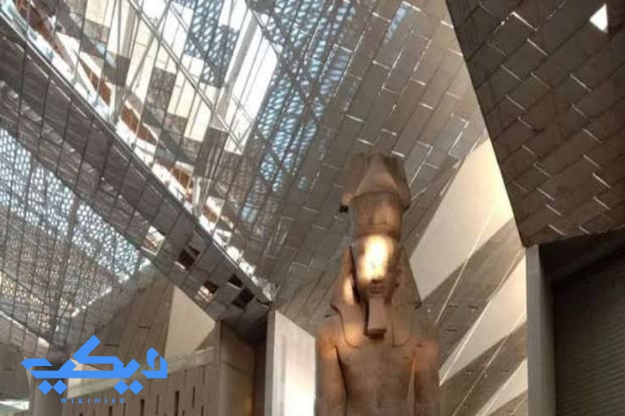 تعامد الشمس بالمتحف المصري الكبير.