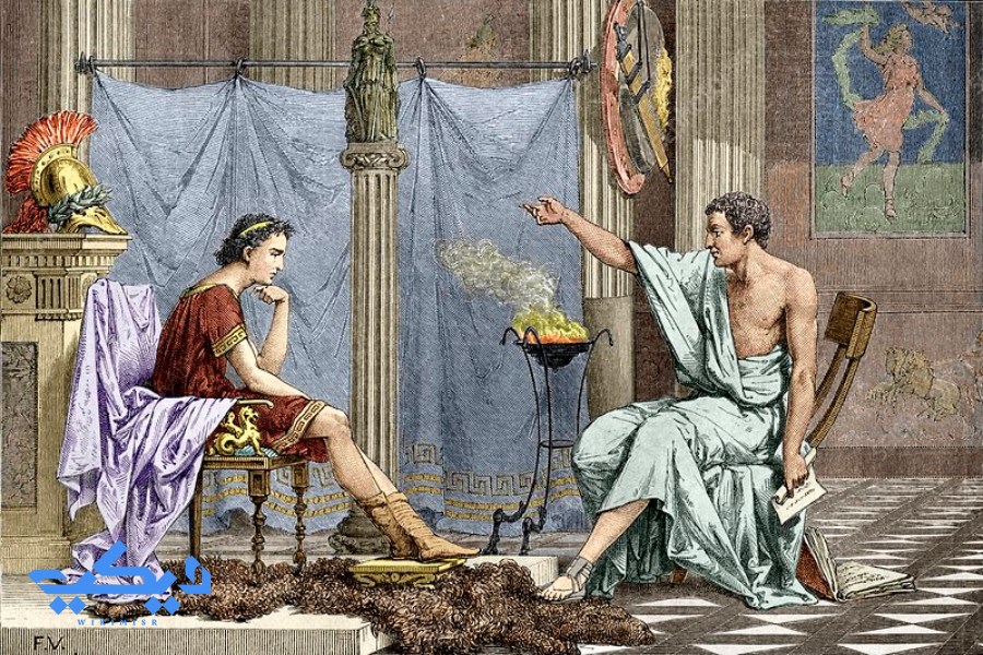 الإسكندر وأرسطو