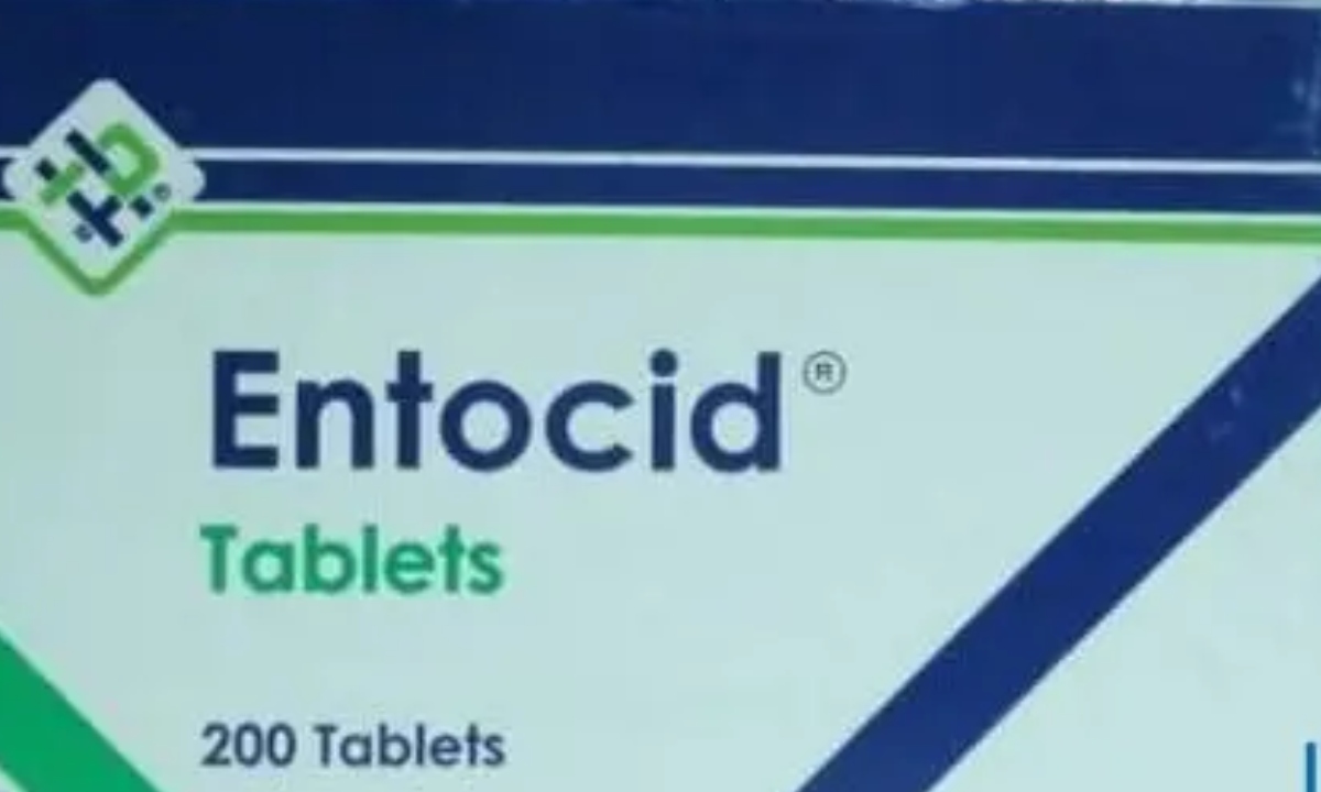 انتوسيد  دواء Entocid  دواعي الاستعمال الاعراض الجانبية سعر