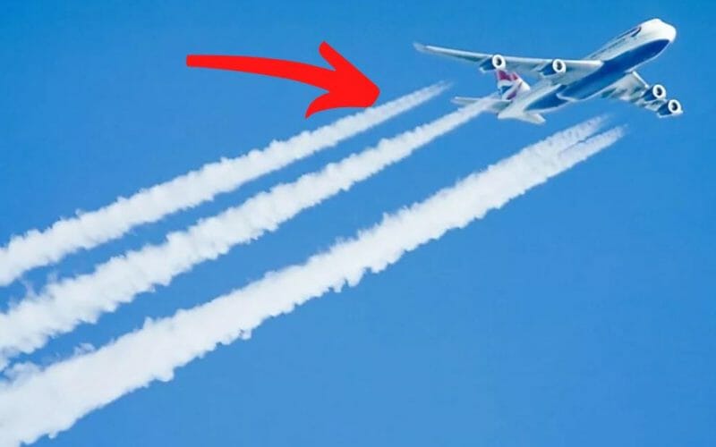 الخطوط البيضاء خلف الطائرات: حقيقة أم خيال؟