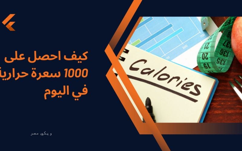 كيف احصل على 1000 سعرة حرارية في اليوم